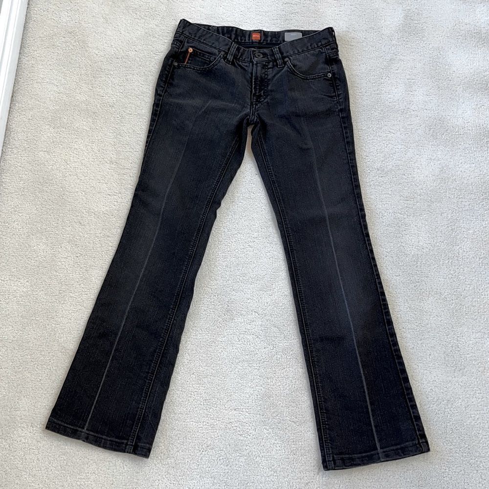 Hugo Boss Boot Cut black Jeans Women 28/34